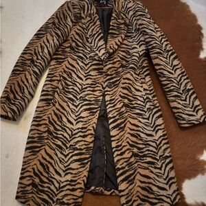 Tiger Print Coat